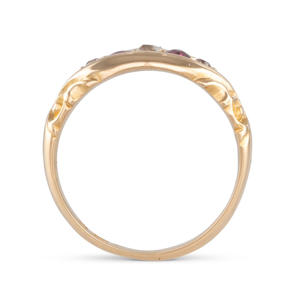 Antique Ruby & Diamond Ring