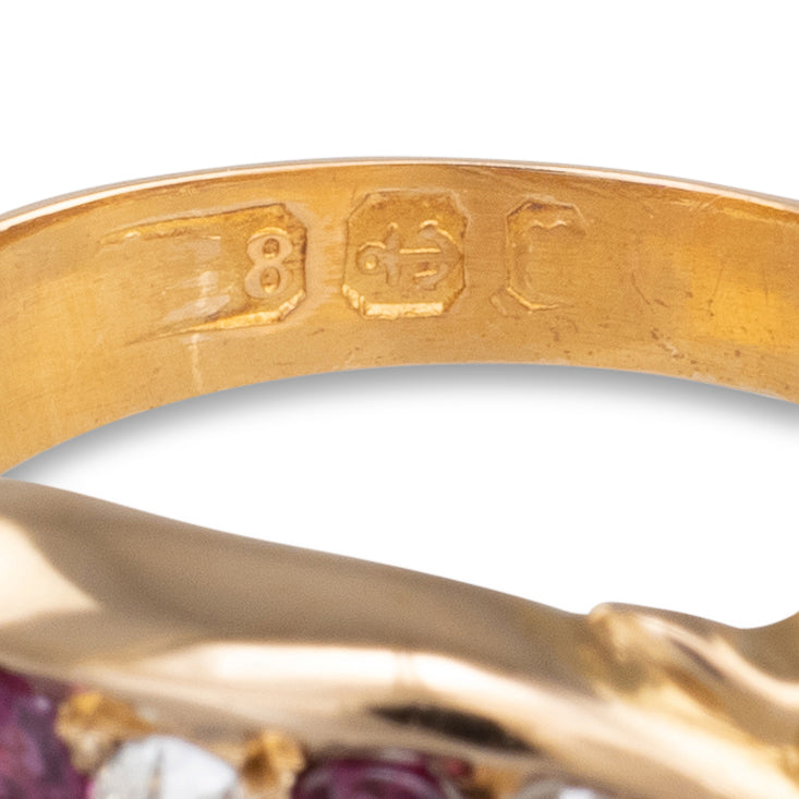 Antique Ruby & Diamond Ring