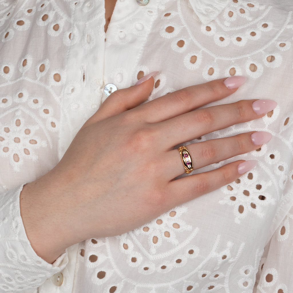 Antique Ruby & Diamond Ring