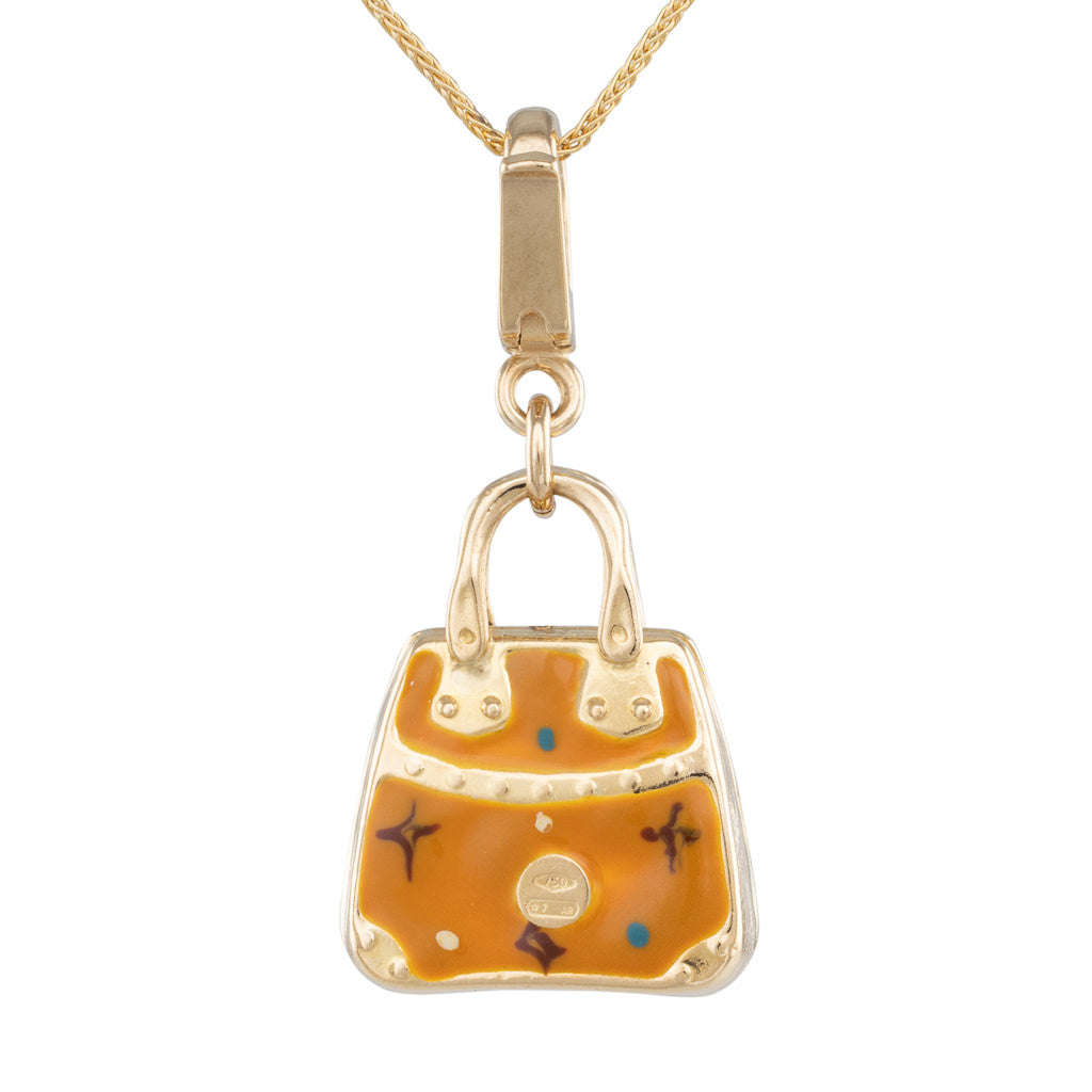 Enamel Handbag Charm