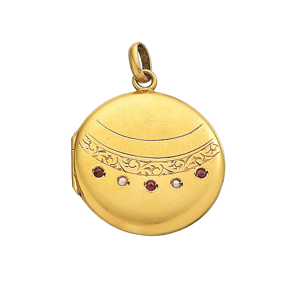 French Gold Locket