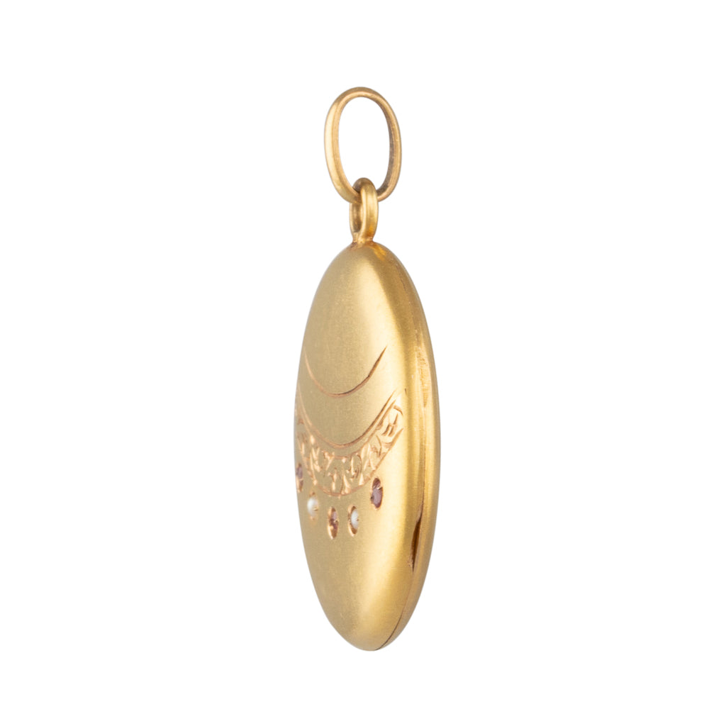 French Gold Locket