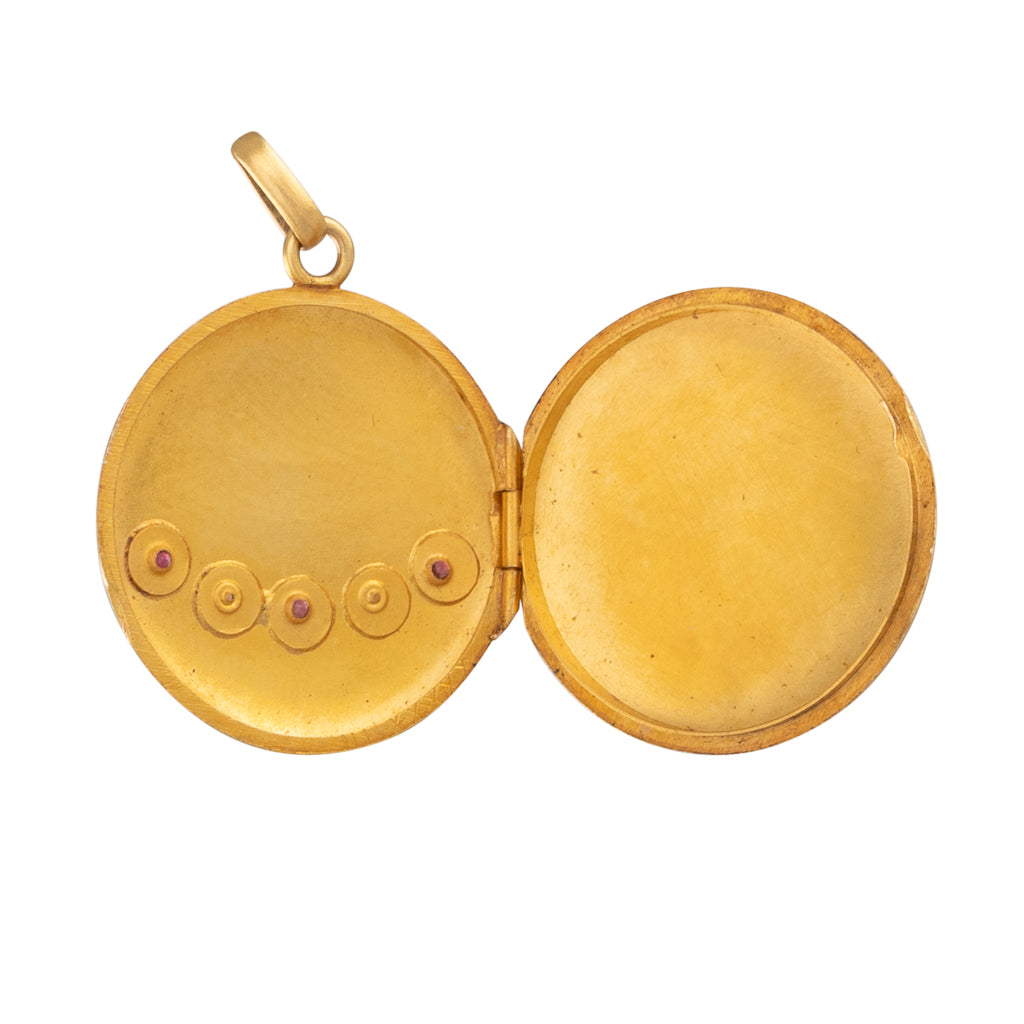 French Gold Locket