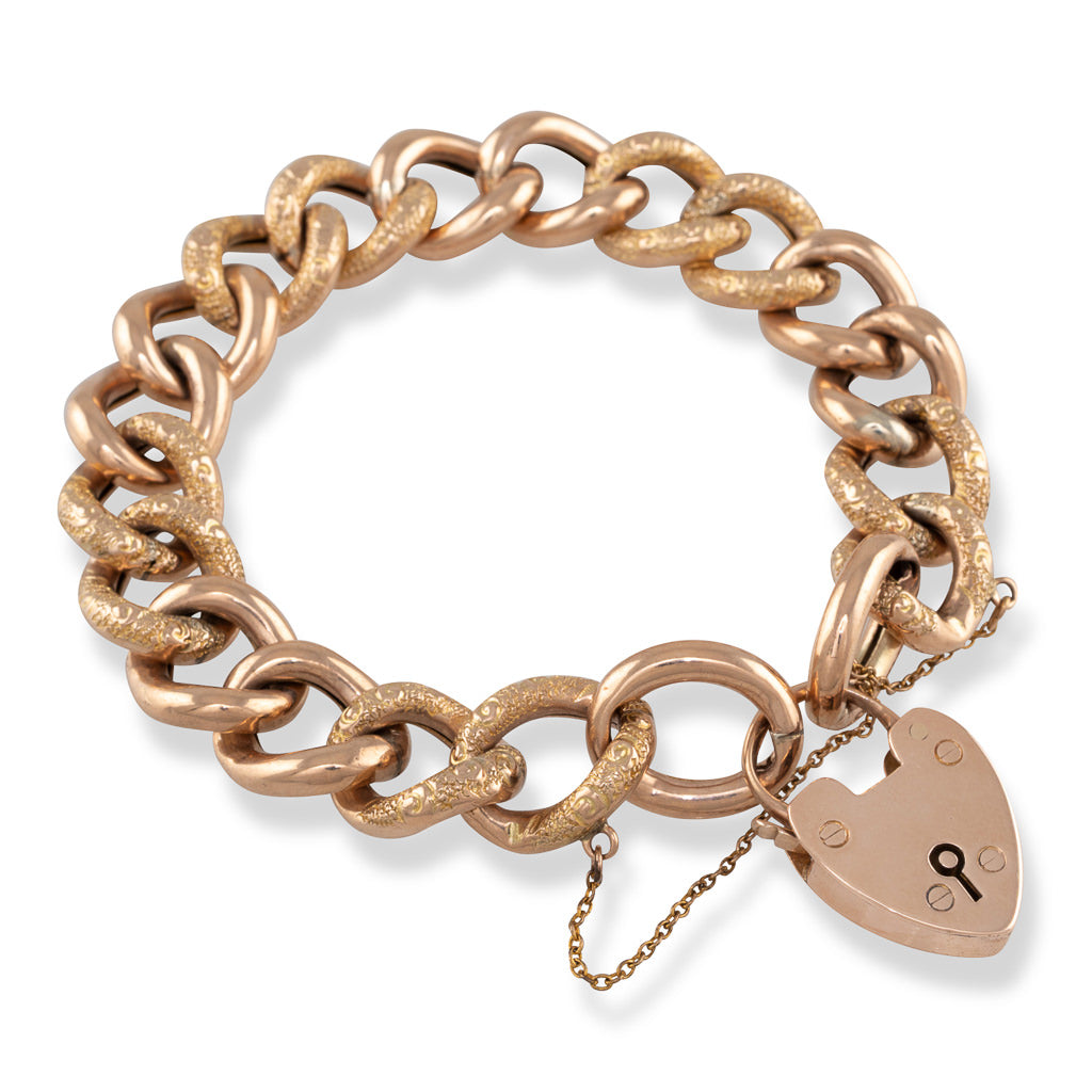 Night and Day Antique Curb Bracelet