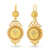 Multi Tone French Drop Earrings