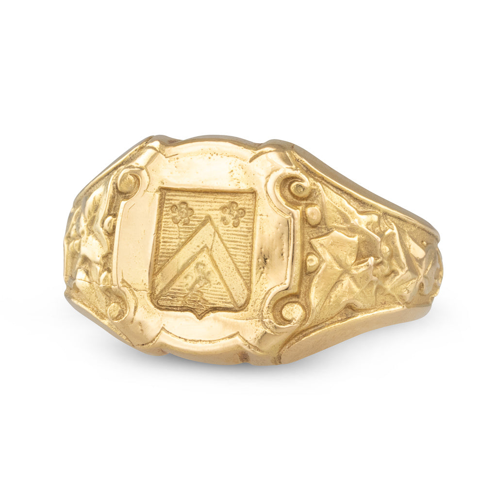 French Gold Signet Ring