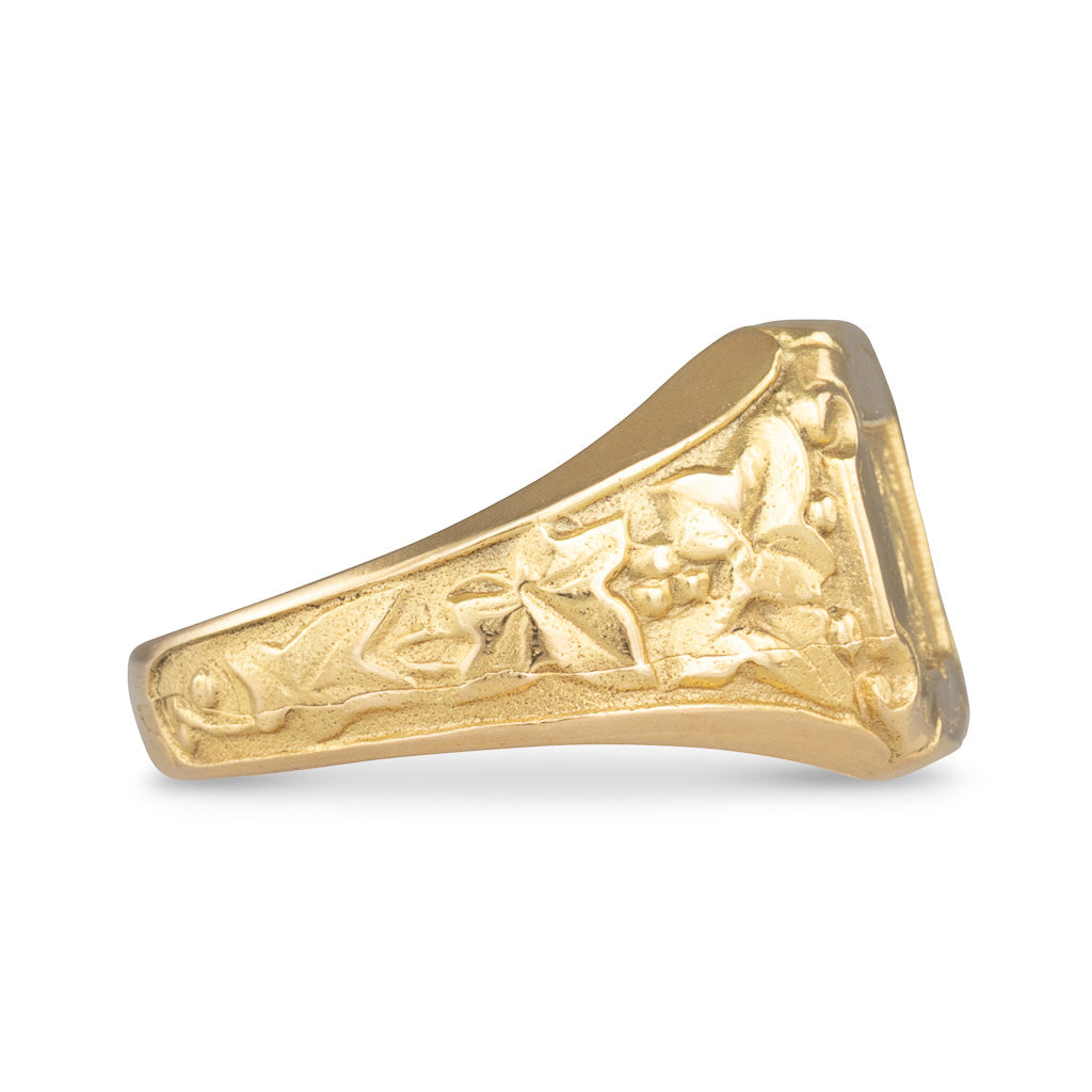 French Gold Signet Ring