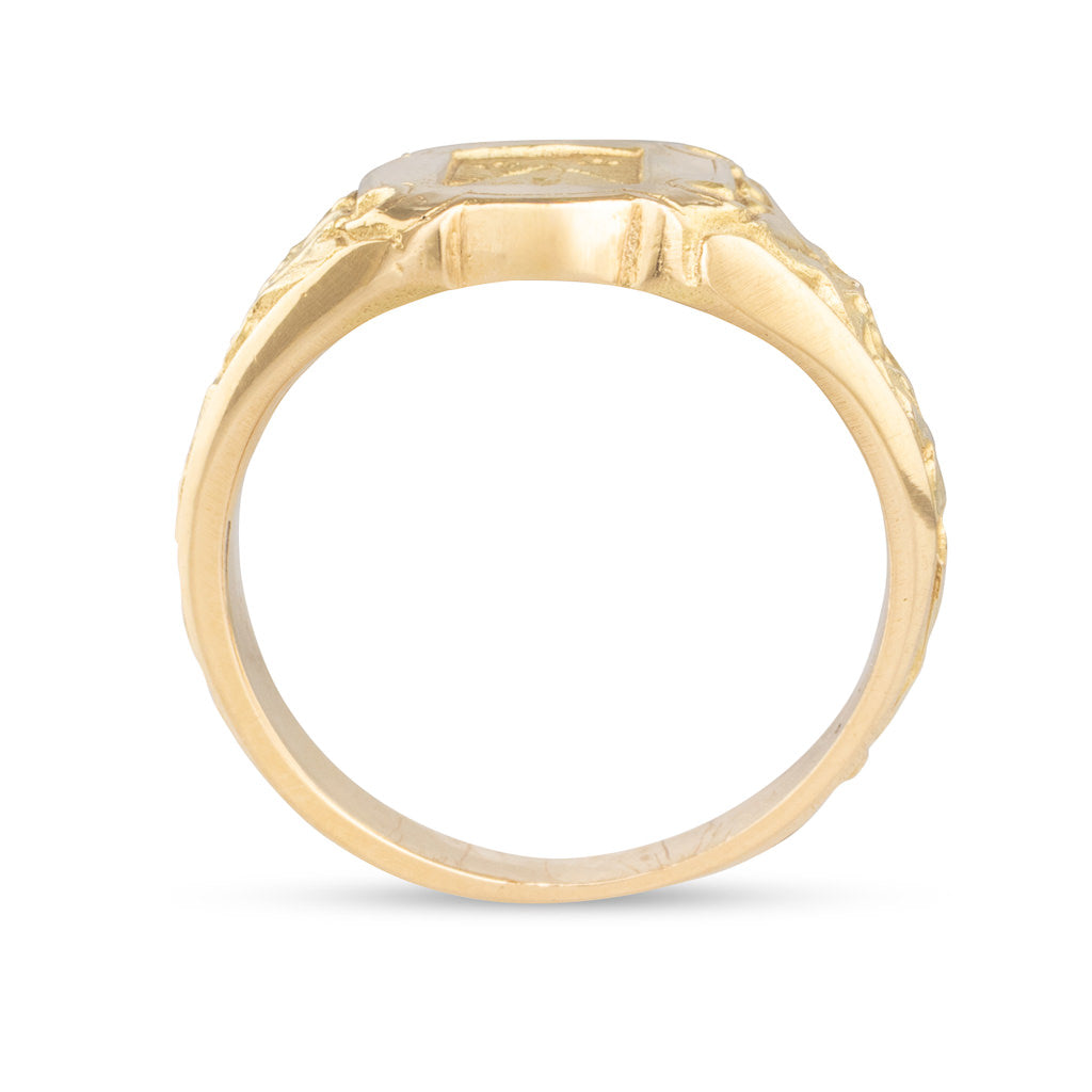 French Gold Signet Ring