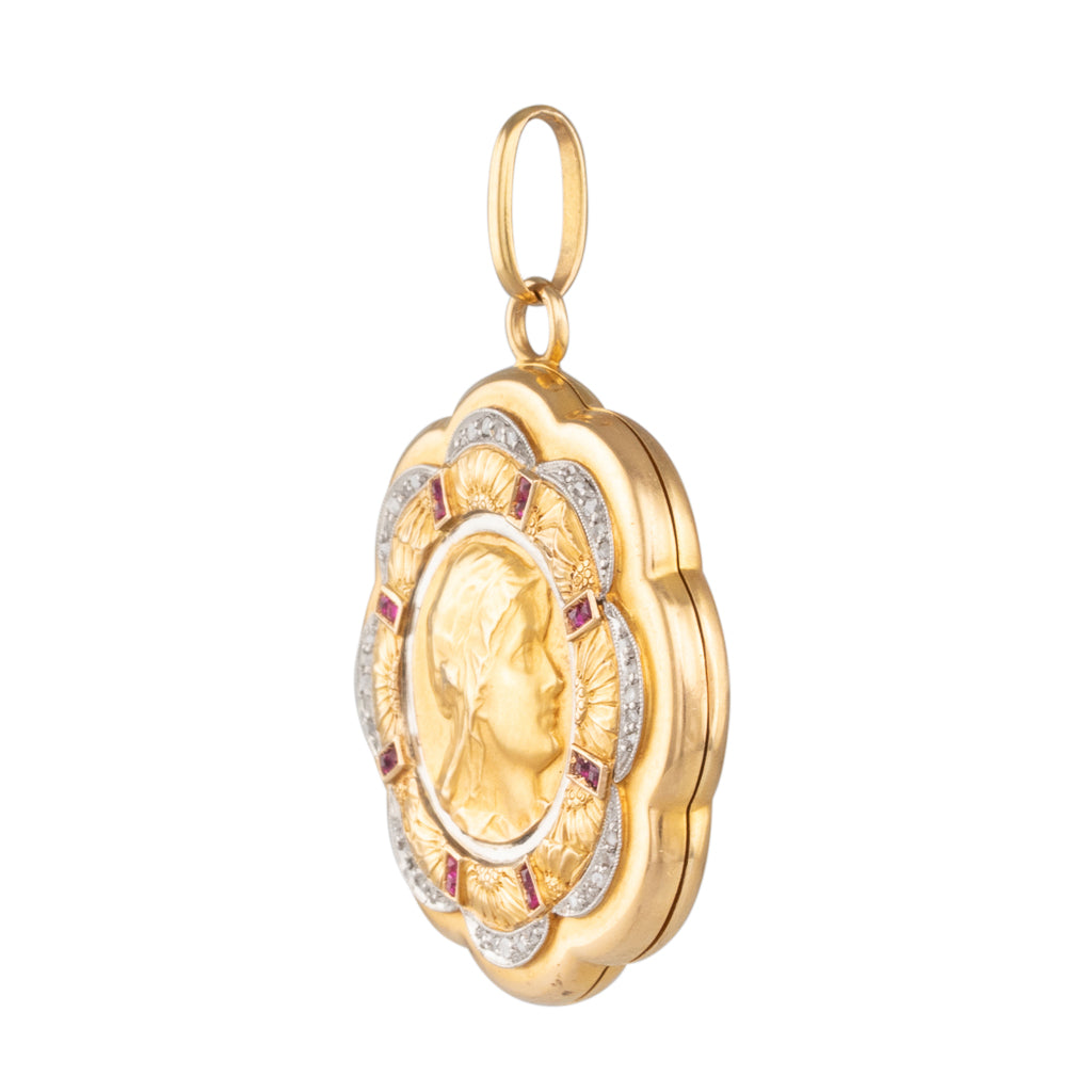 French Gold Locket