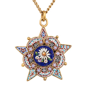 Antique Floral Pendant