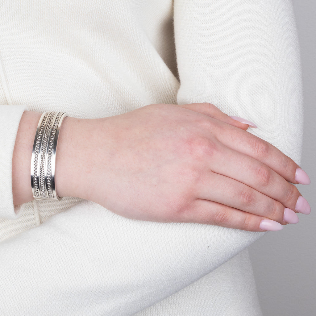 Victorian Silver Bangle