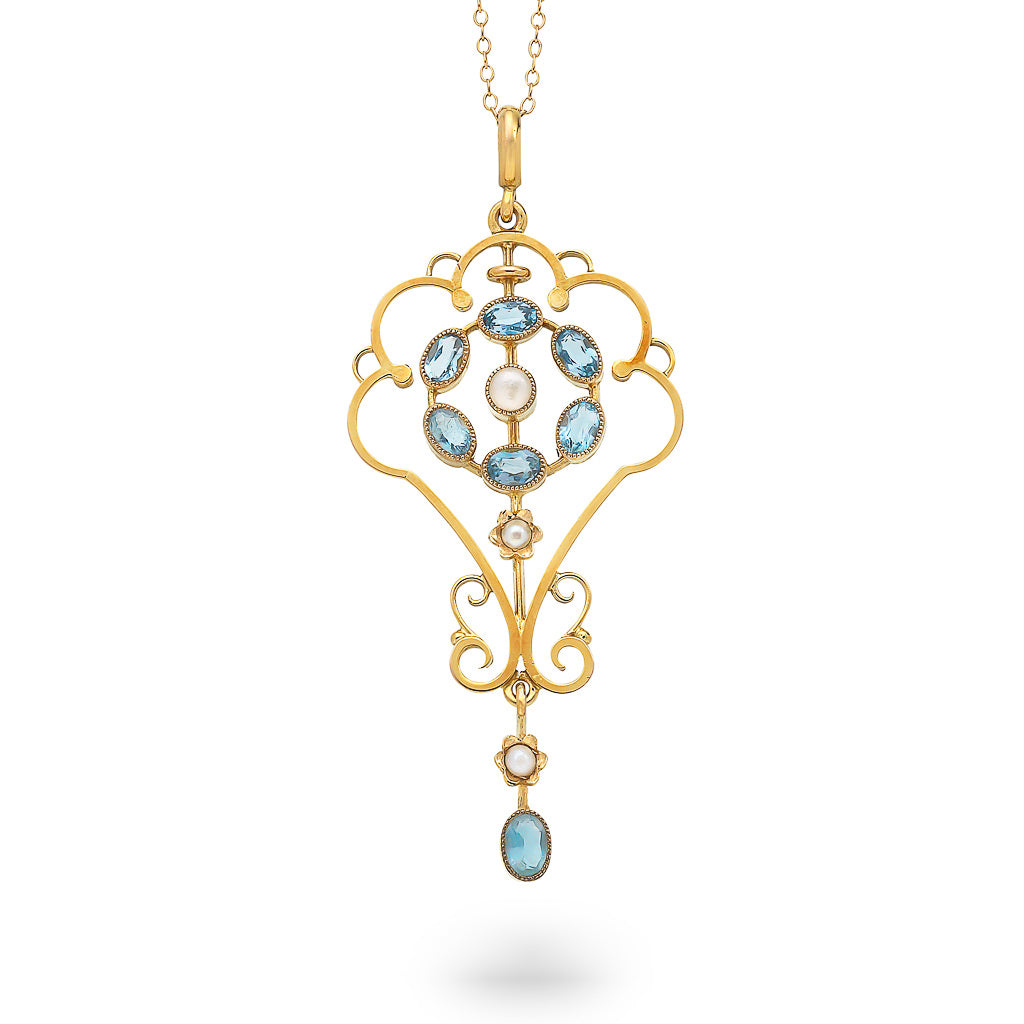 Edwardian Pendant with Pearls