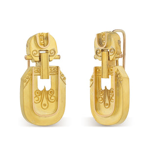 Victorian Gold Earrings