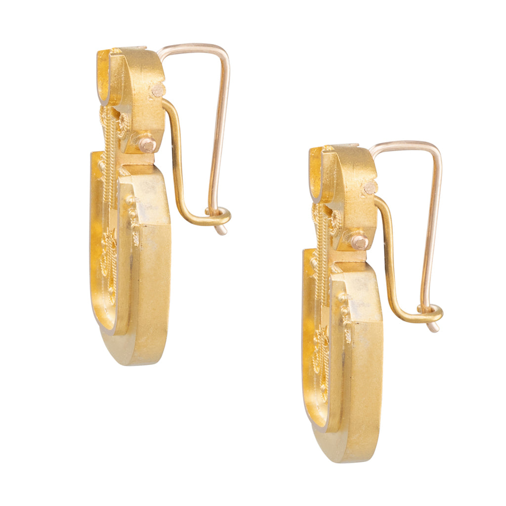 Victorian Gold Earrings