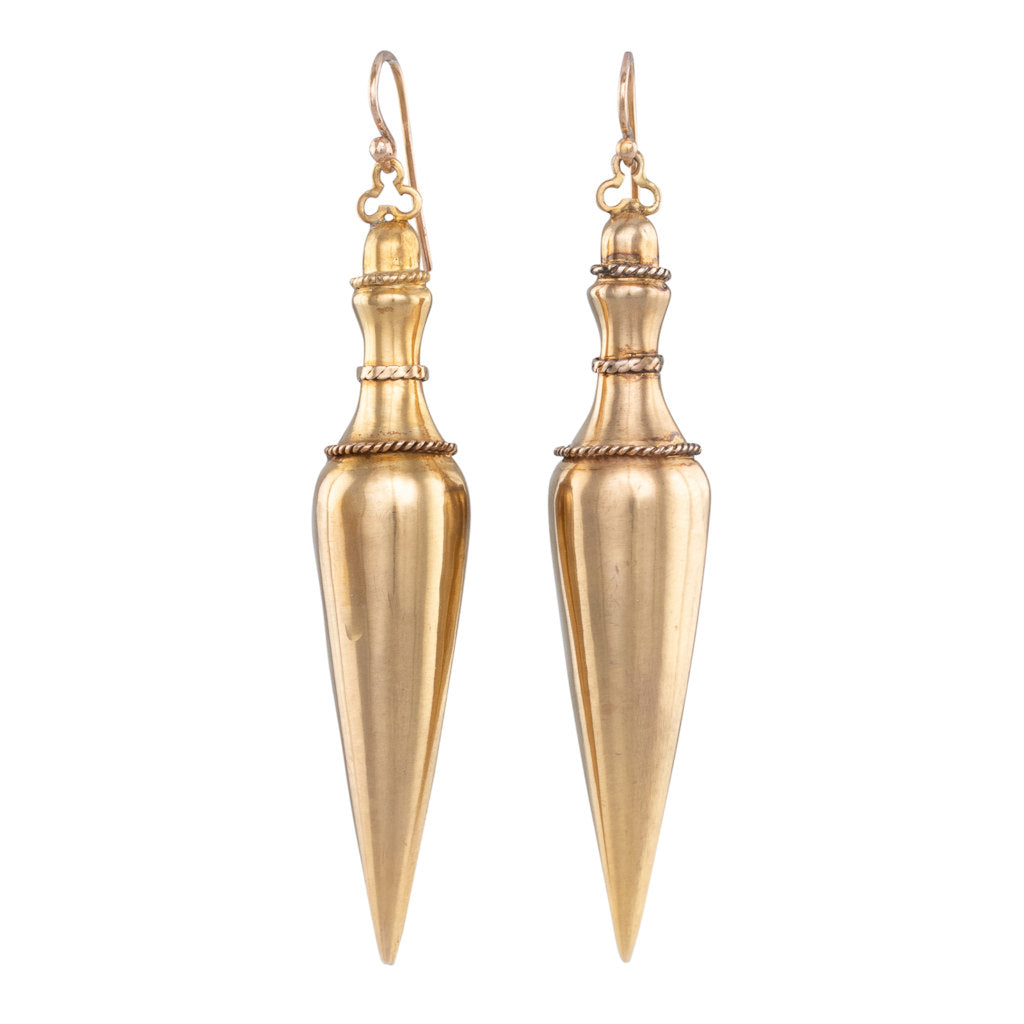 Italian Gold Drop Earrings