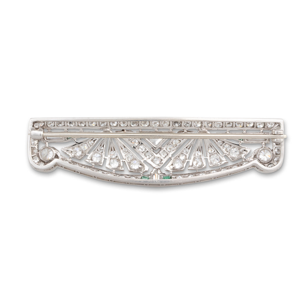 Art Deco Diamond Brooch
