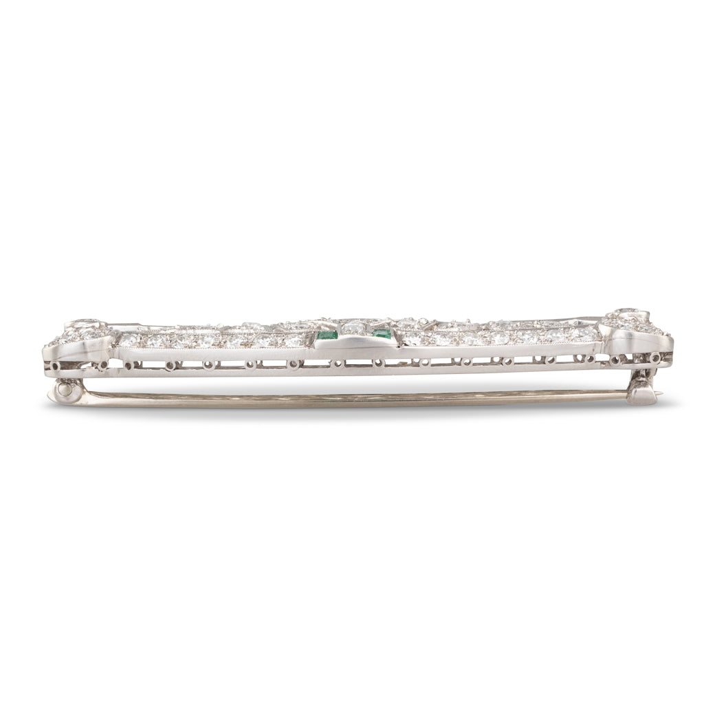 Art Deco Diamond Brooch