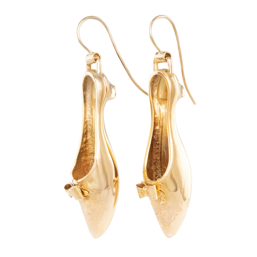 Golden Slipper Earrings