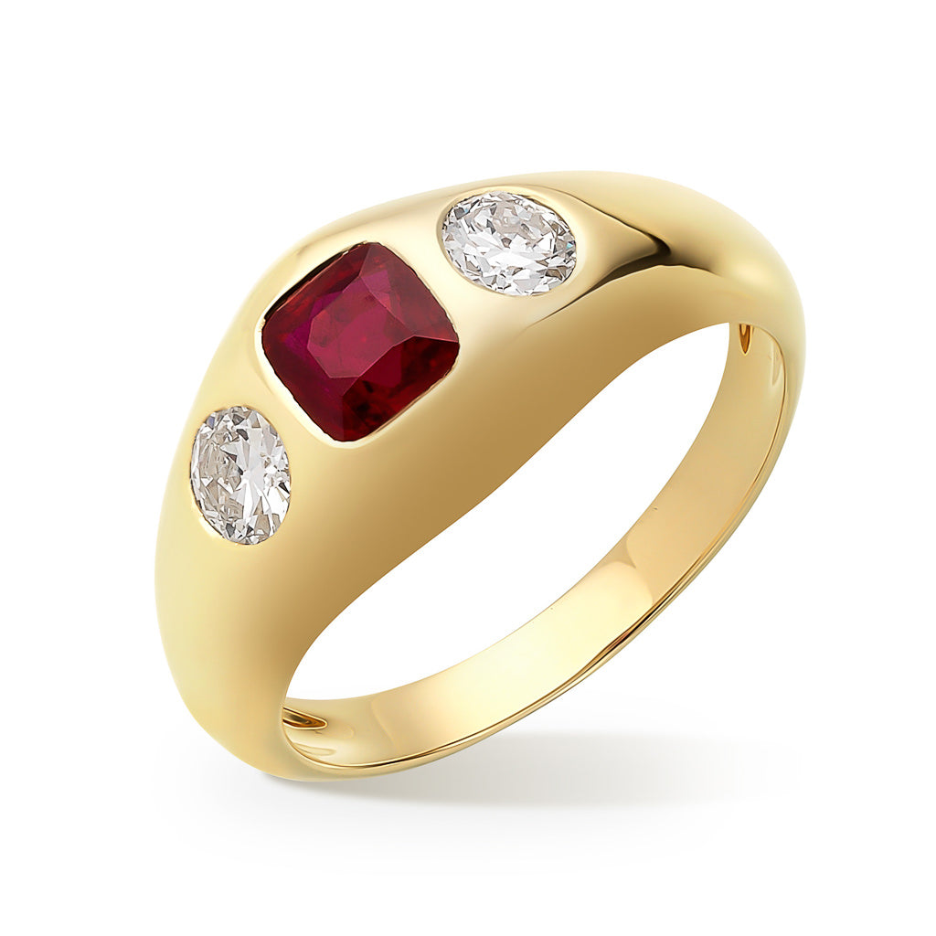 Ruby and Diamond Ring