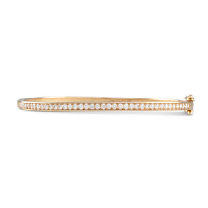 Yellow Gold Diamond Bangle