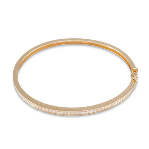 Yellow Gold Diamond Bangle