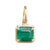Yellow Gold Emerald Pendant