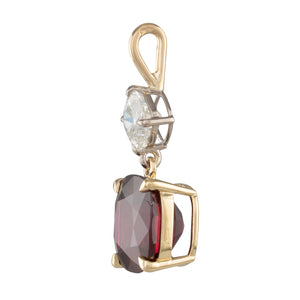 5.73ct Ruby & Diamond Pendant