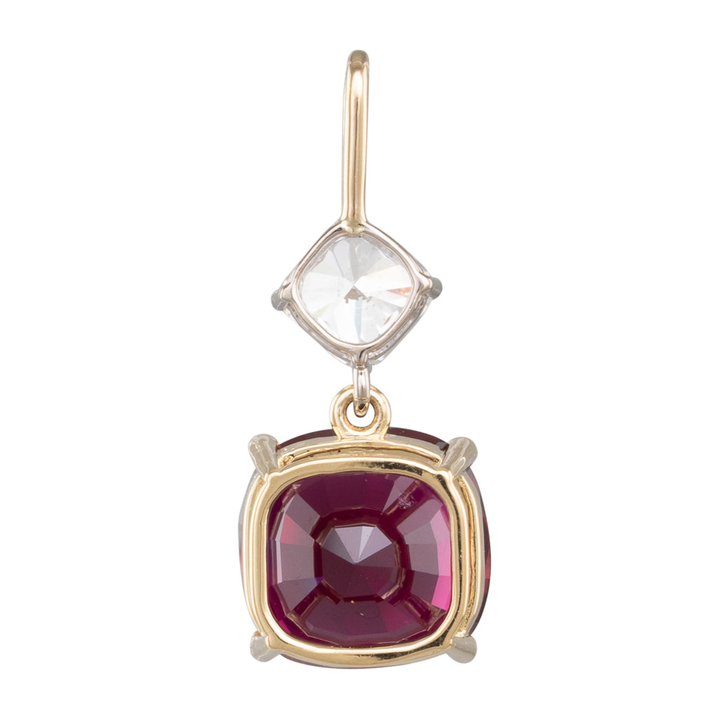 5.73ct Ruby & Diamond Pendant