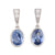 Sapphire and Diamond Drop Earrings