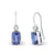 Sapphire and Diamond Drop Earrings