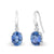Sapphire and Diamond Drop Earrings