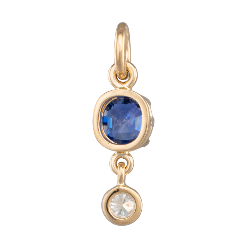 Sapphire and Diamond Pendant