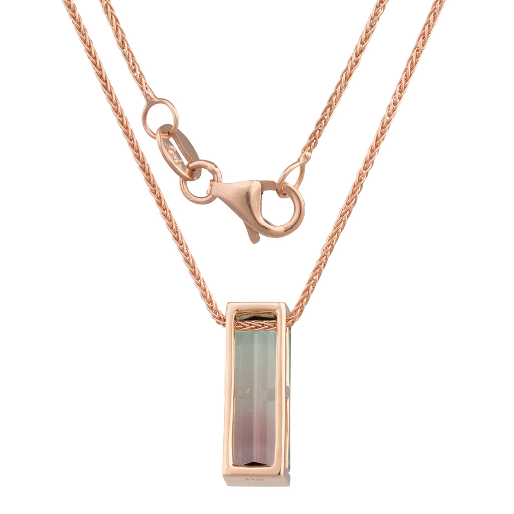 Bi Colour Tourmaline Pendant