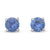 Round Sapphire Studs