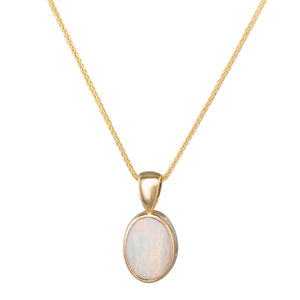 White Opal Pendant