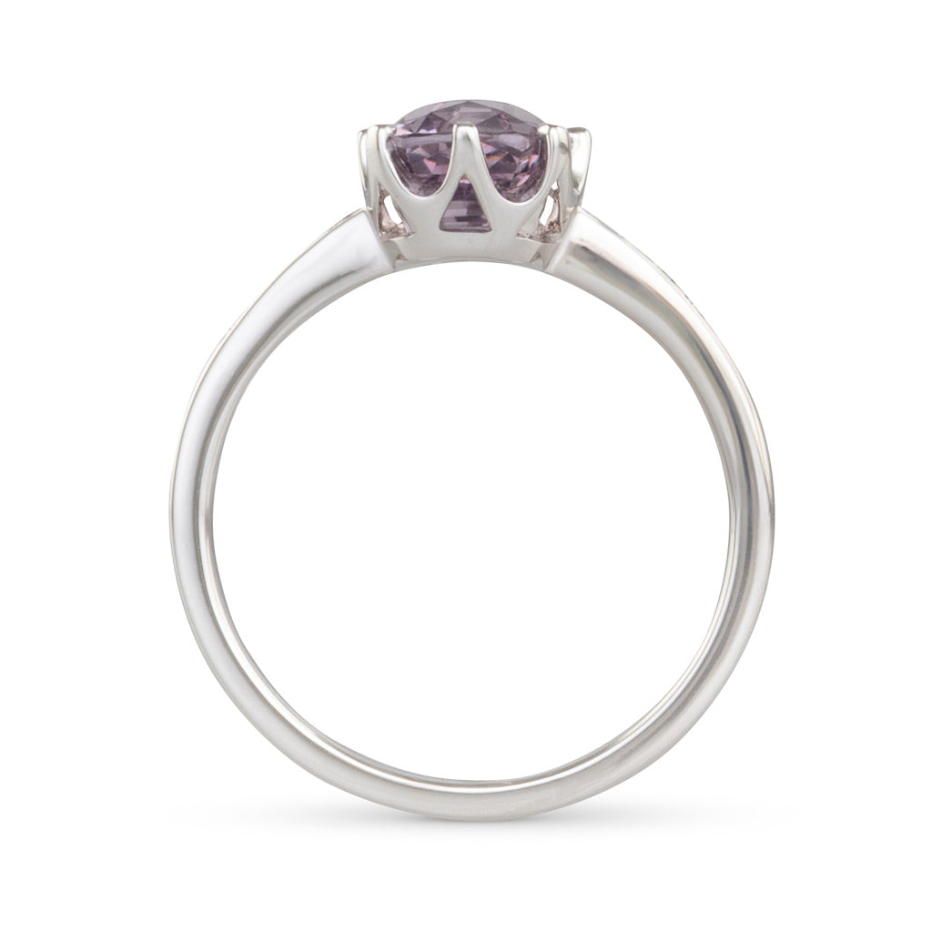 Unheated Pink Spinel Ring