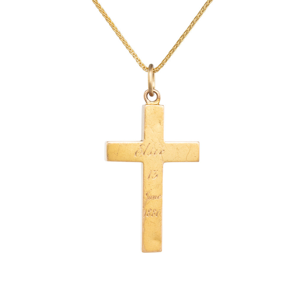 Antique Engraved Cross