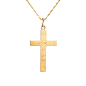 Antique Engraved Cross