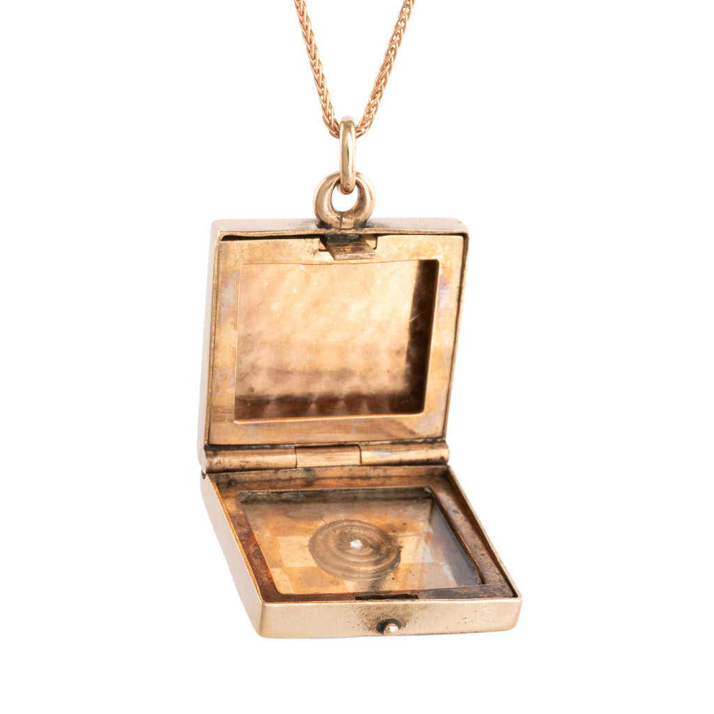 Rose Gold and Platinum Locket