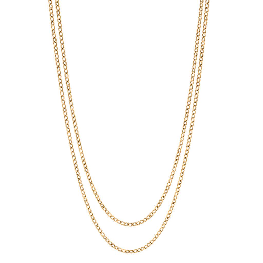 Antique Gold Curb Chain
