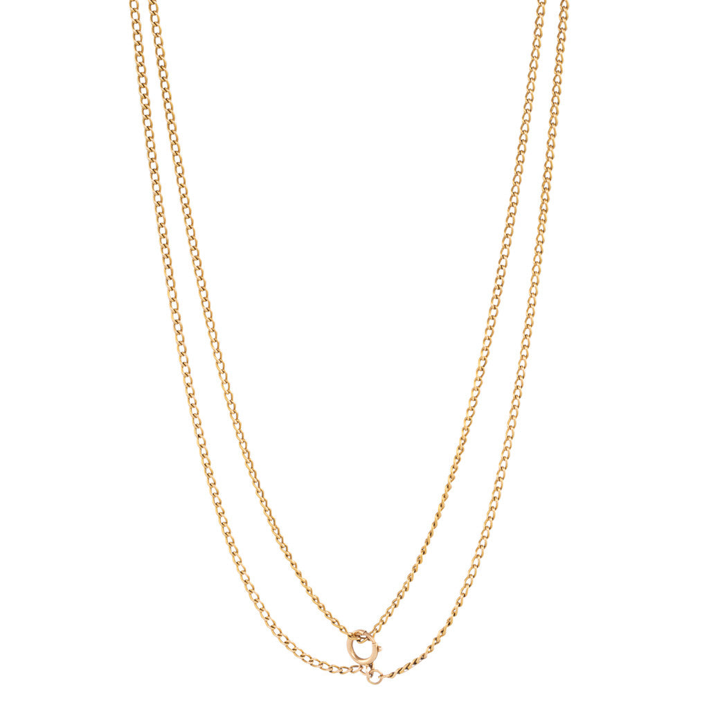 Antique Gold Curb Chain