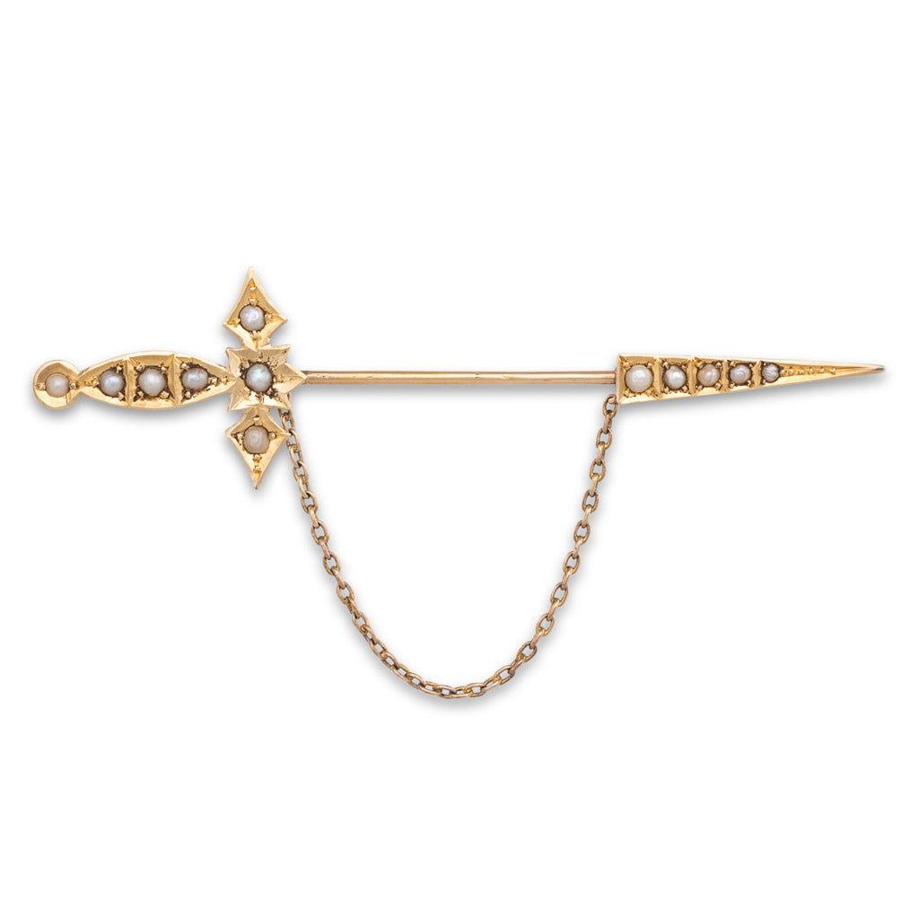 Antique Australian Jabot Pin