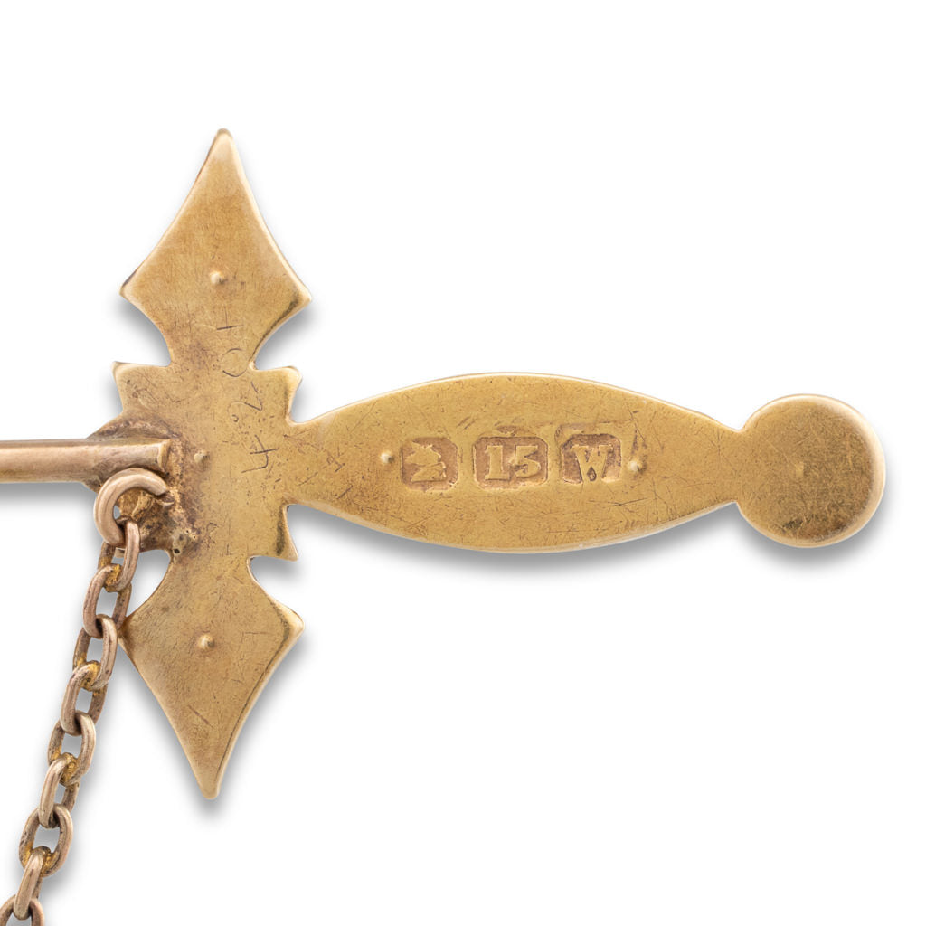 Antique Australian Jabot Pin