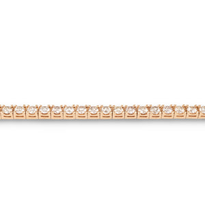 Champagne Tennis Bracelet  6.32ct