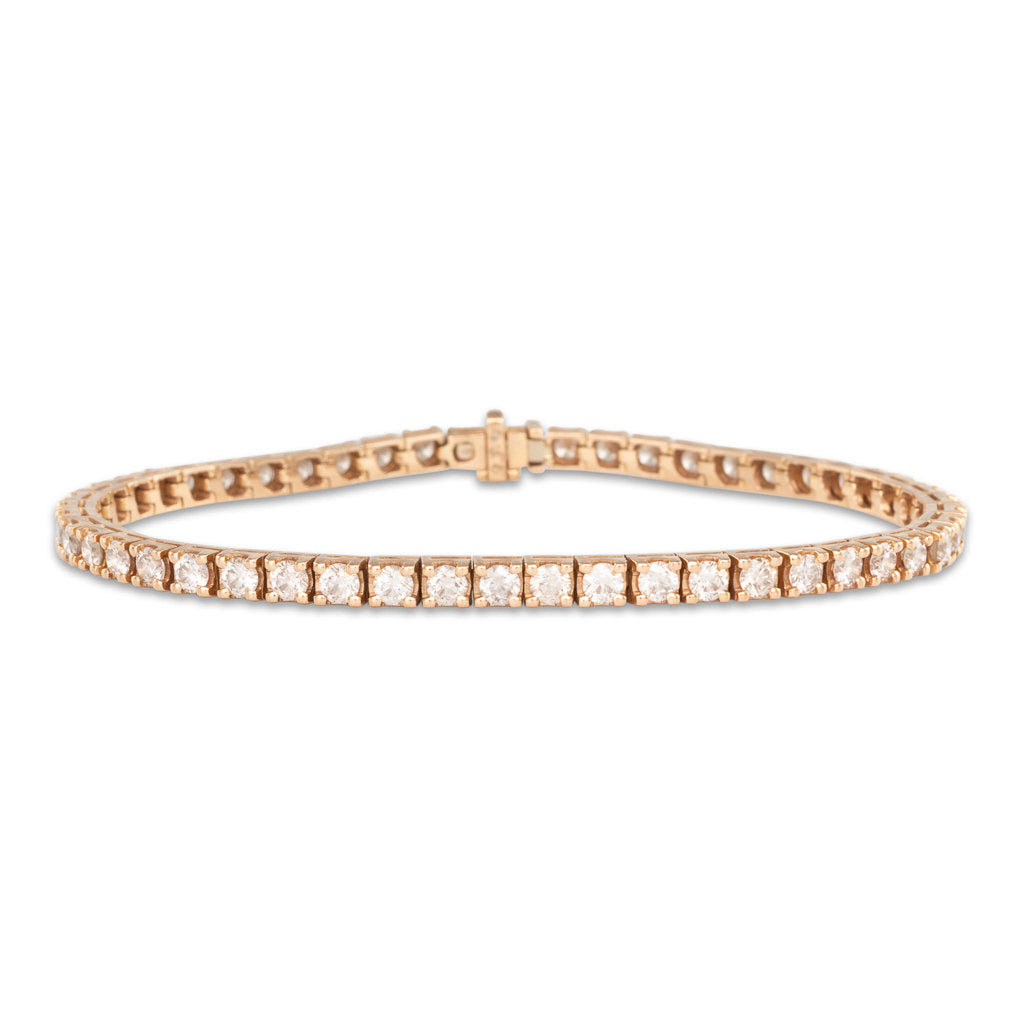 Champagne Tennis Bracelet  4.58ct