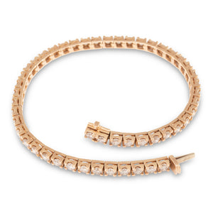 Champagne Tennis Bracelet  4.58ct