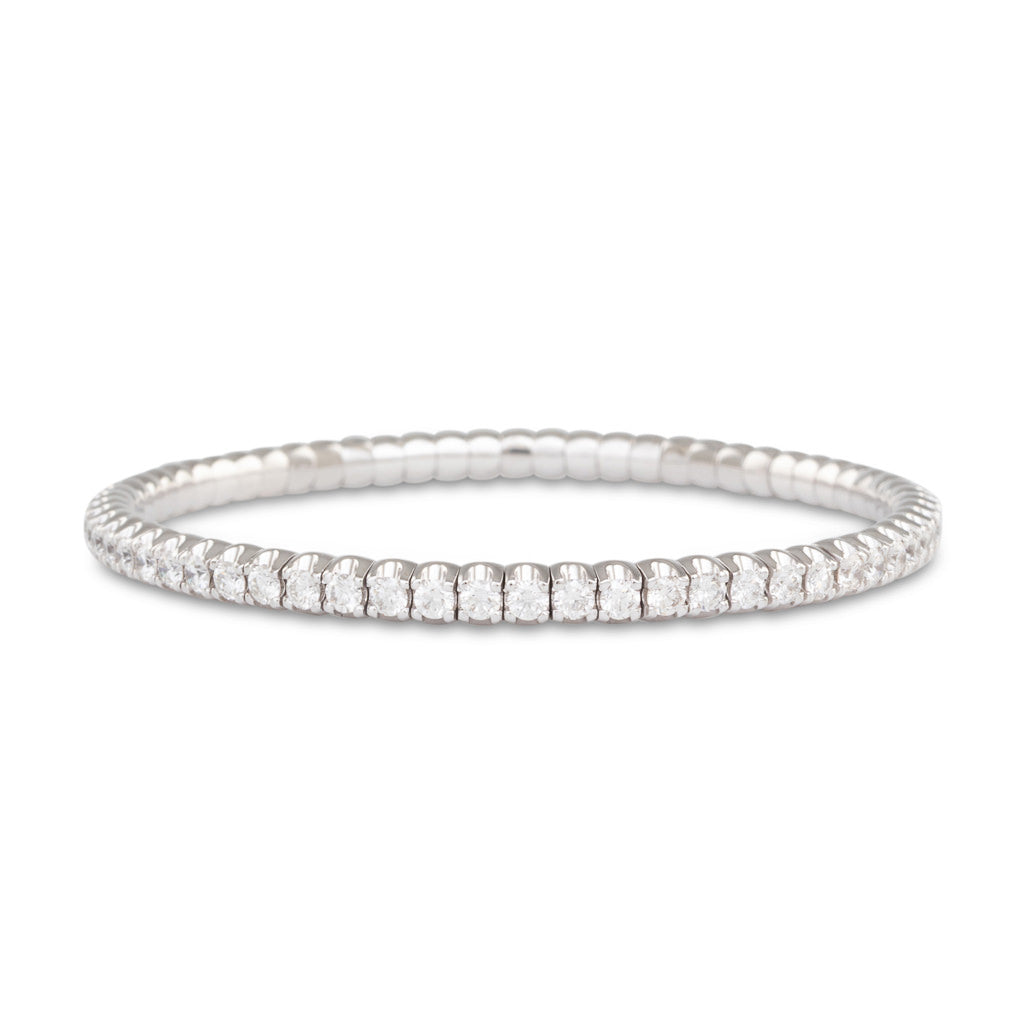 Stretch Diamond Bracelet 4.19ct