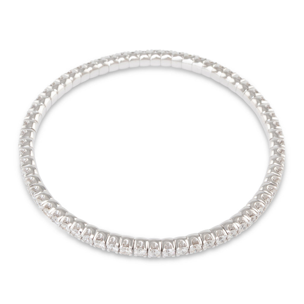 Stretch Diamond Bracelet 4.19ct