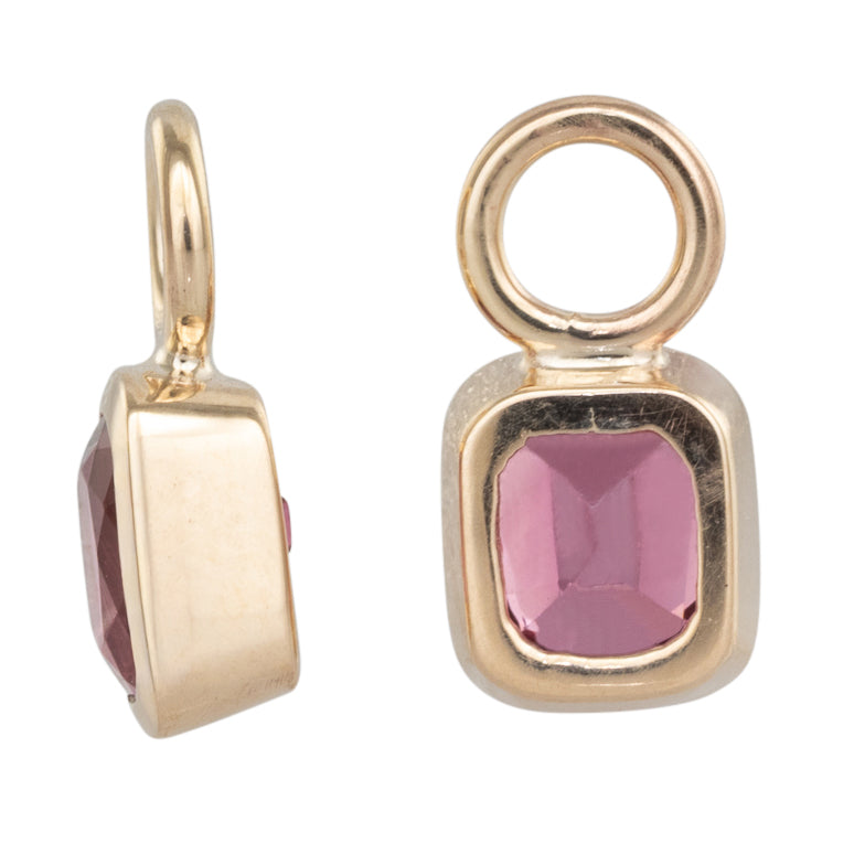 Garnet Enhancers for Earrings