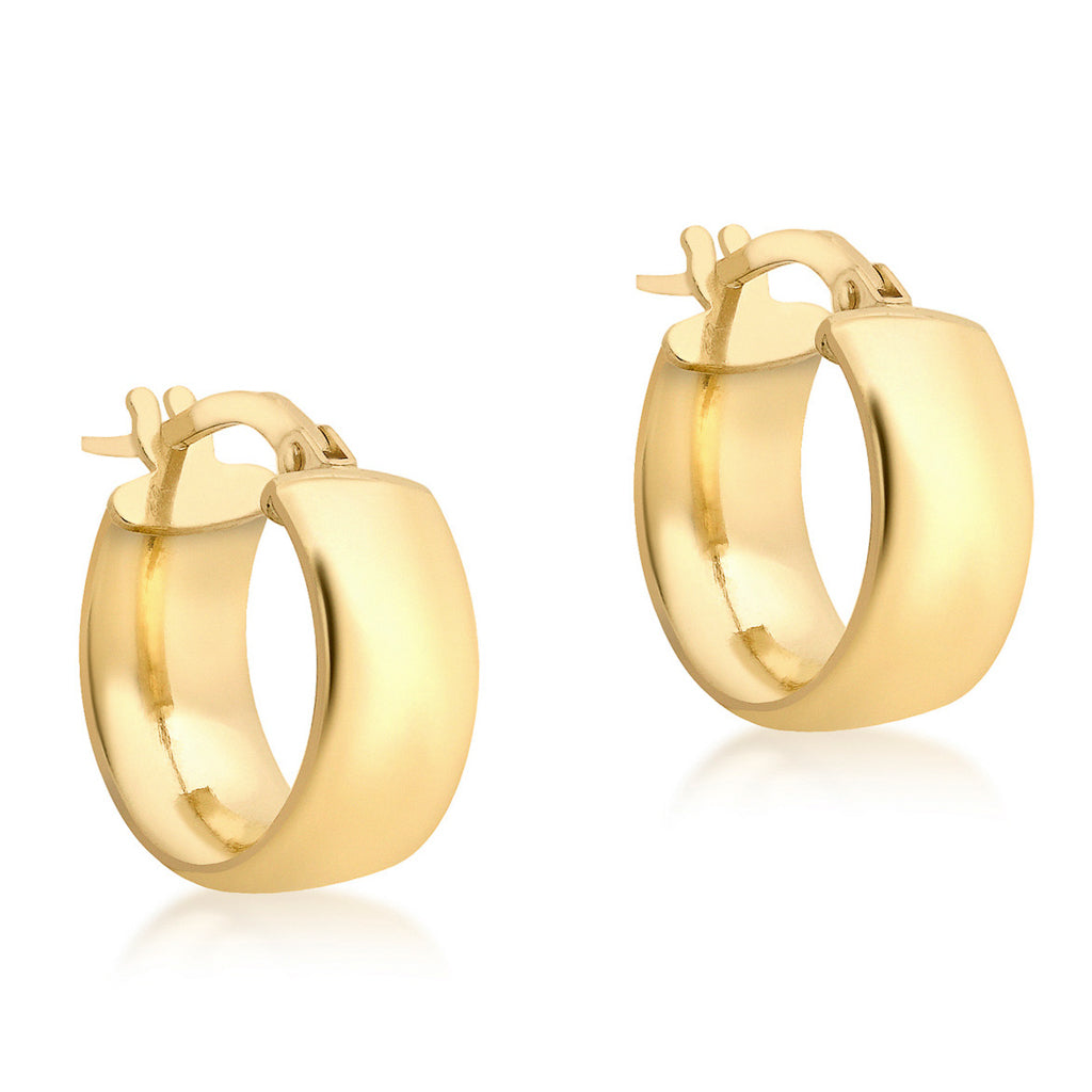 9ct Gold Hoop Earrings